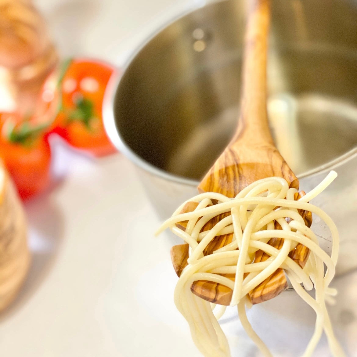 Olive Wood Spaghetti Spoon